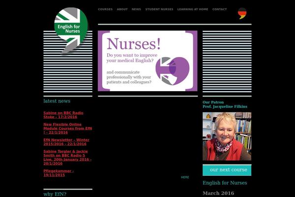 englishfornurses.org site used Efn