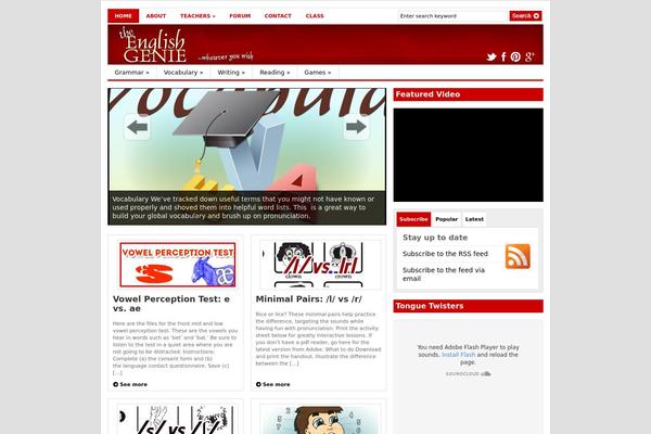 Gazette theme site design template sample