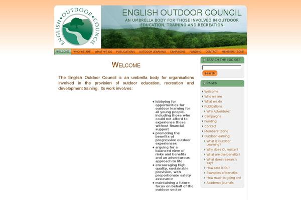 englishoutdoorcouncil.org site used Flatsome