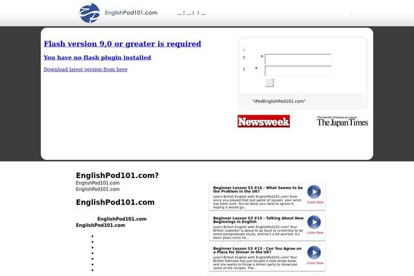 englishpod101.com site used Japanesepod