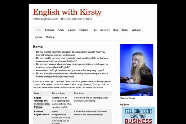 WordPress website example screenshot