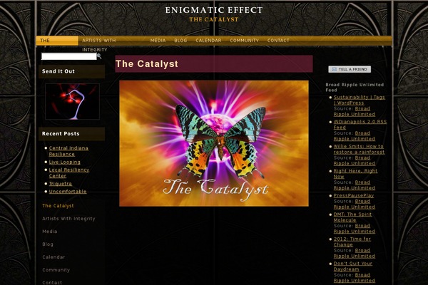 enigmaticeffect.com site used Enigmaticeffecttheme