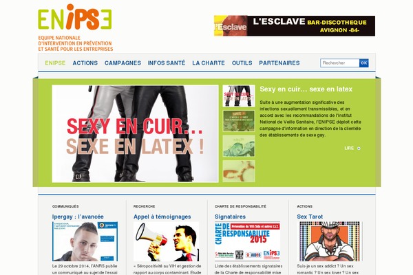 enipse.fr site used Sneg-prevention