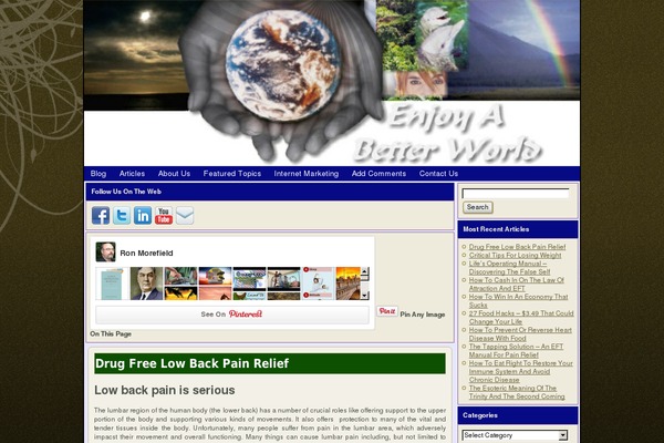 enjoyabetterworld.com site used Theme1c