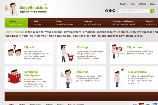 Ee theme site design template sample