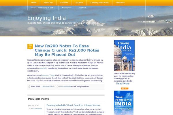 enjoyingindia.com site used Brightsky