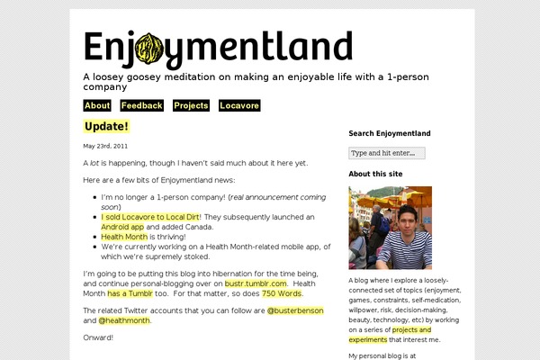 enjoymentland.com site used Sirup