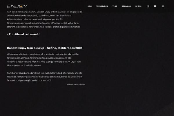 WordPress website example screenshot