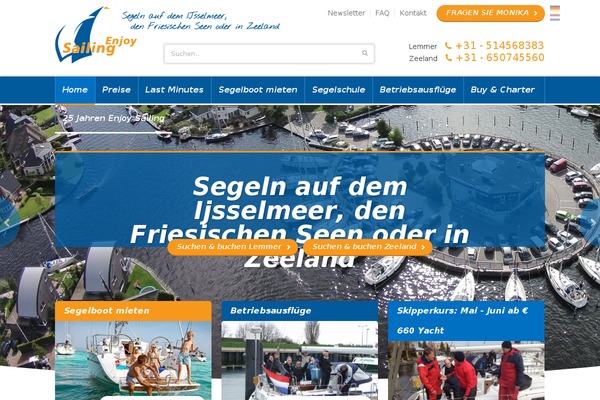 enjoysailing WordPress theme, websites list used enjoysailing theme enjoysailing theme websites examples