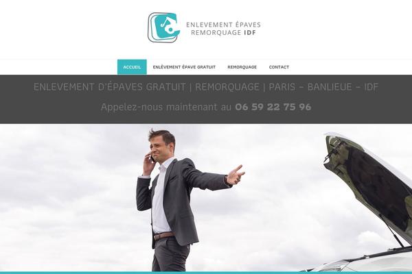 Jupiter theme site design template sample