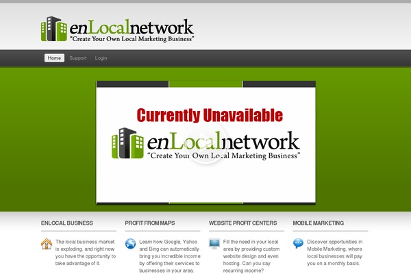 enlocalnetwork.com site used Blank-theme
