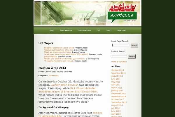 WordPress website example screenshot