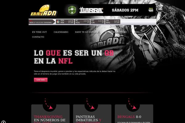 nfl WordPress theme, websites list used nfl theme nfl theme websites examples