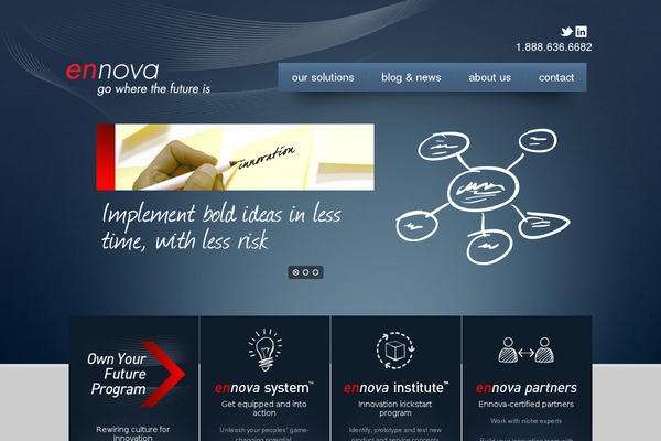 Ennova theme site design template sample