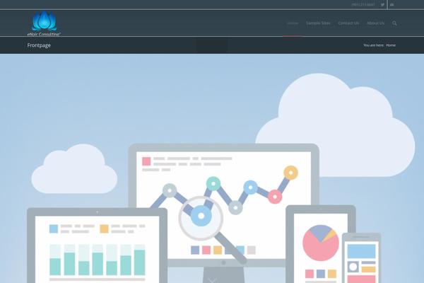 WordPress website example screenshot