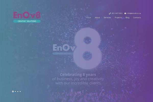 enov8.co.za site used Theme52603