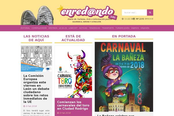 WordPress website example screenshot