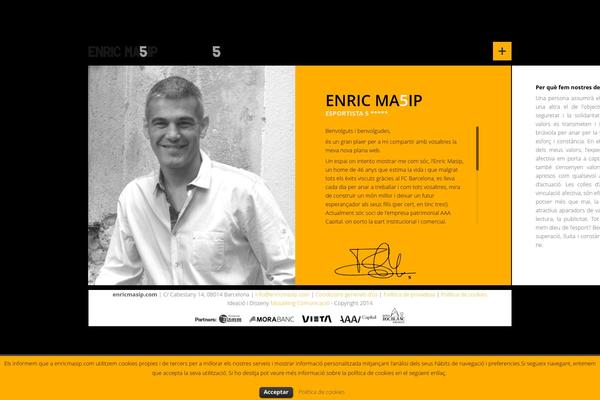 enricmasip.com site used Profession