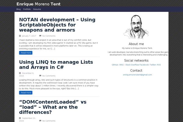 enriquemorenotent.com site used Enrique-moreno-tent-blog