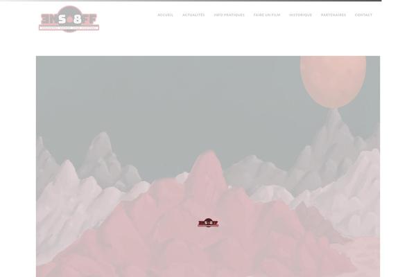 Kinetika theme site design template sample