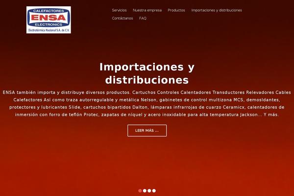 ensa.com.mx site used Clean Business