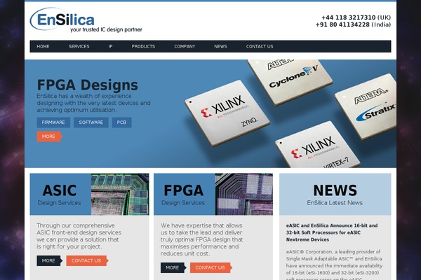 ensilica.com site used Enfold
