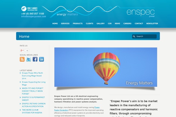 WordPress website example screenshot