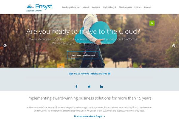 ensyst.com.au site used Ensyst