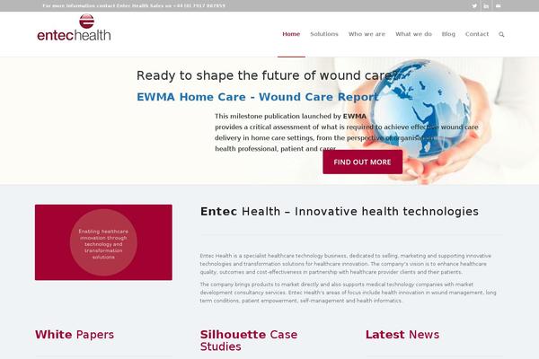 Enfold theme site design template sample