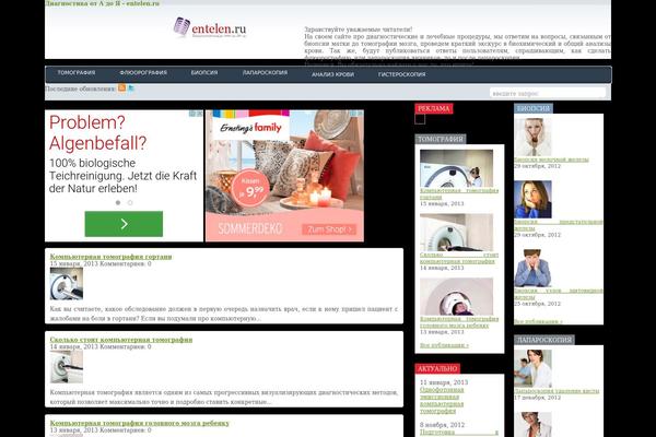 entelen.ru site used Financial