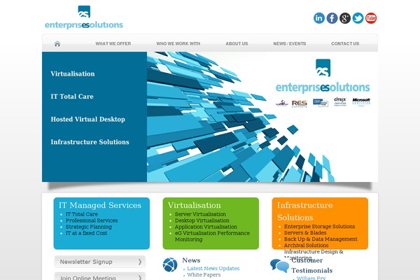 enterprise-solutions.ie site used Pixxy-child-theme