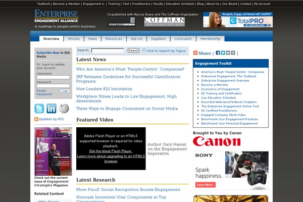 WordPress website example screenshot