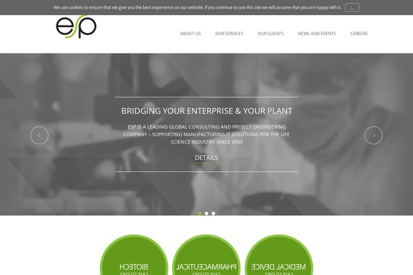 enterprisesystempartners.com site used Esptheme