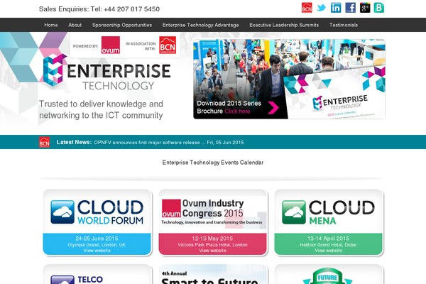 enterprisetechnologyseries.com site used Cloud-world-series