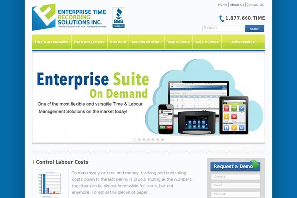 enterprisetime.ca site used Etrs