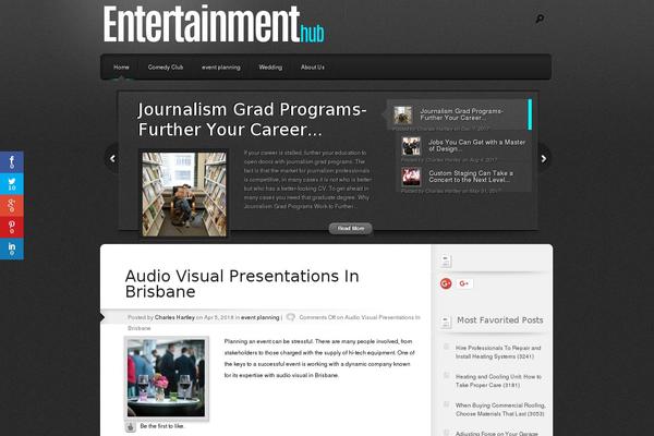 entertainment-hub.com site used Polished