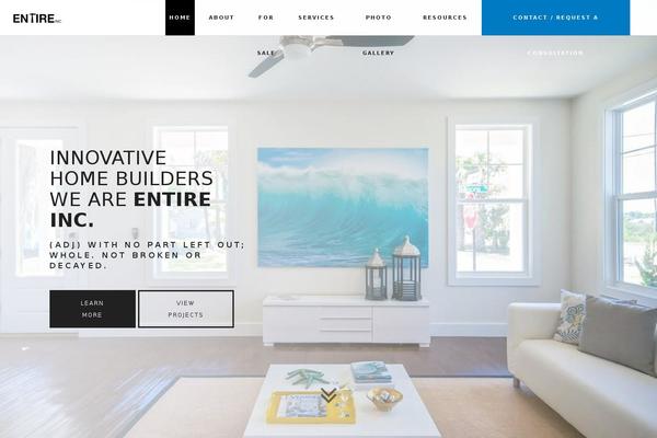 entireinc.net site used Entire