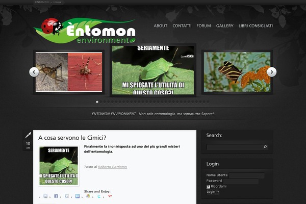 entomon.info site used Sakura