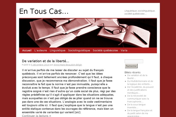 entouscas.ca site used Entouscas