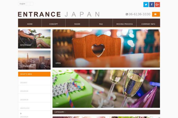 entrance2 WordPress theme, websites list used entrance2 theme entrance2 theme websites examples