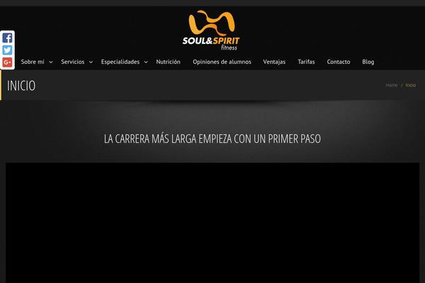 entrenadorpersonalsergio.com site used Evolution_theme