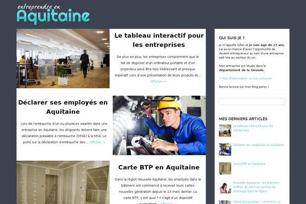 entreprendreenaquitaine.fr site used Entreprendre