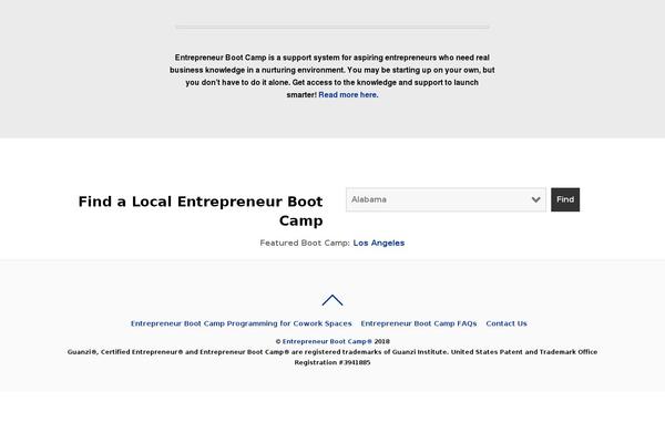 entrepreneurbootcamp.com site used Entrepreneur-boot-camp
