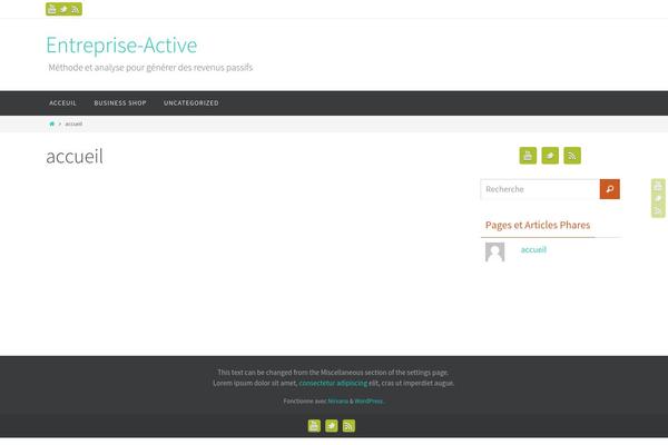 WordPress website example screenshot
