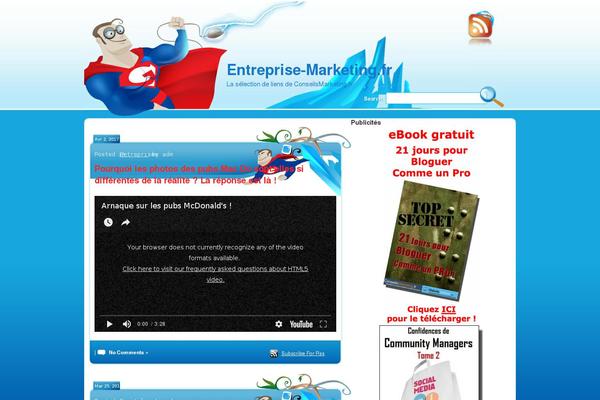 entreprise-marketing.fr site used Super-blogger