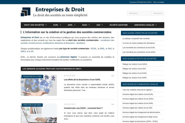 entreprises-et-droit.fr site used Entreprises-droits-child