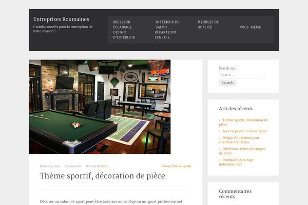 WordPress website example screenshot