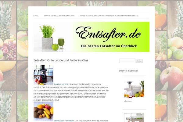 entsafter.de site used Ensafter-themechild
