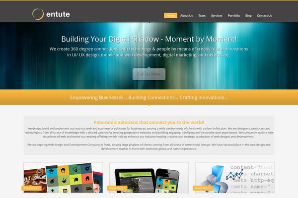 WordPress website example screenshot