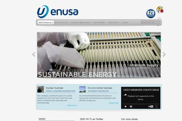 enusa.es site used Enusa